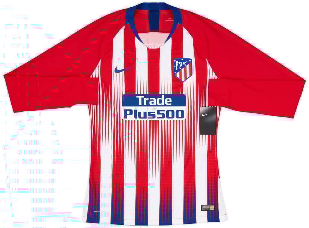 2018-19 Atletico Madrid Player Issue Home L/S Shirt Rodrigo #14 (M)