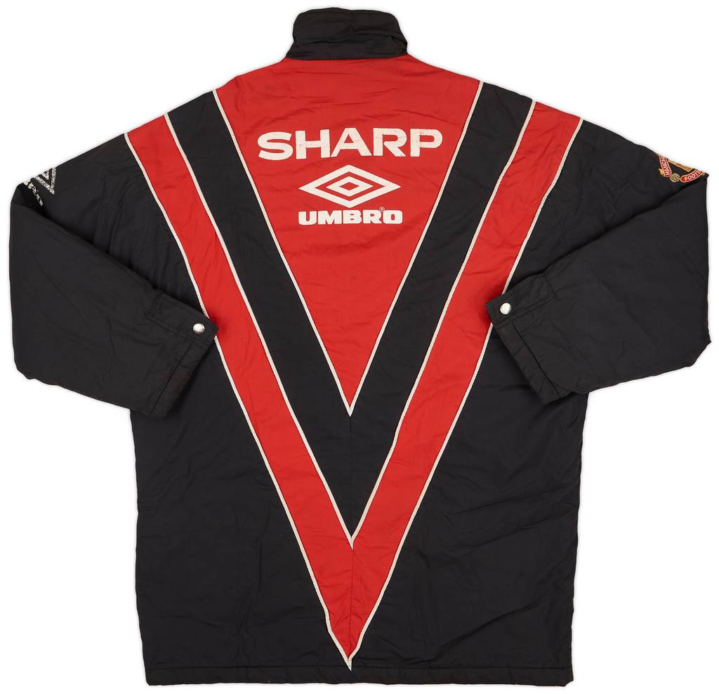 1992-93 Manchester United Umbro Padded Bench Coat - 6/10 - (XL)