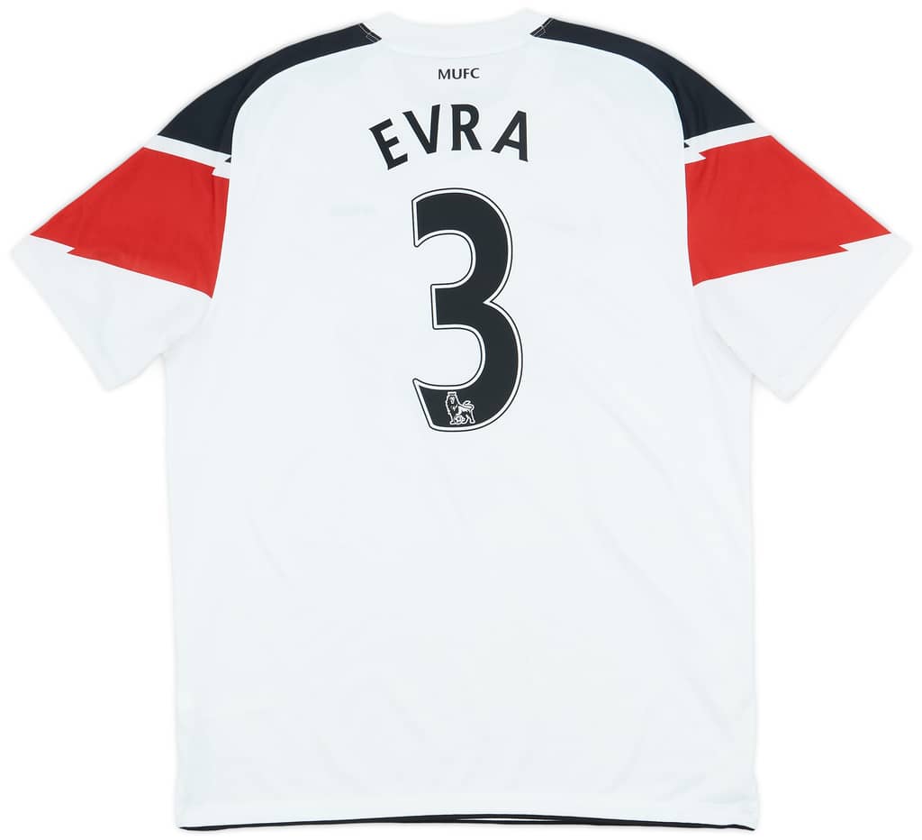 2010-12 Manchester United Away Shirt Evra #3 - 4/10 - (L)