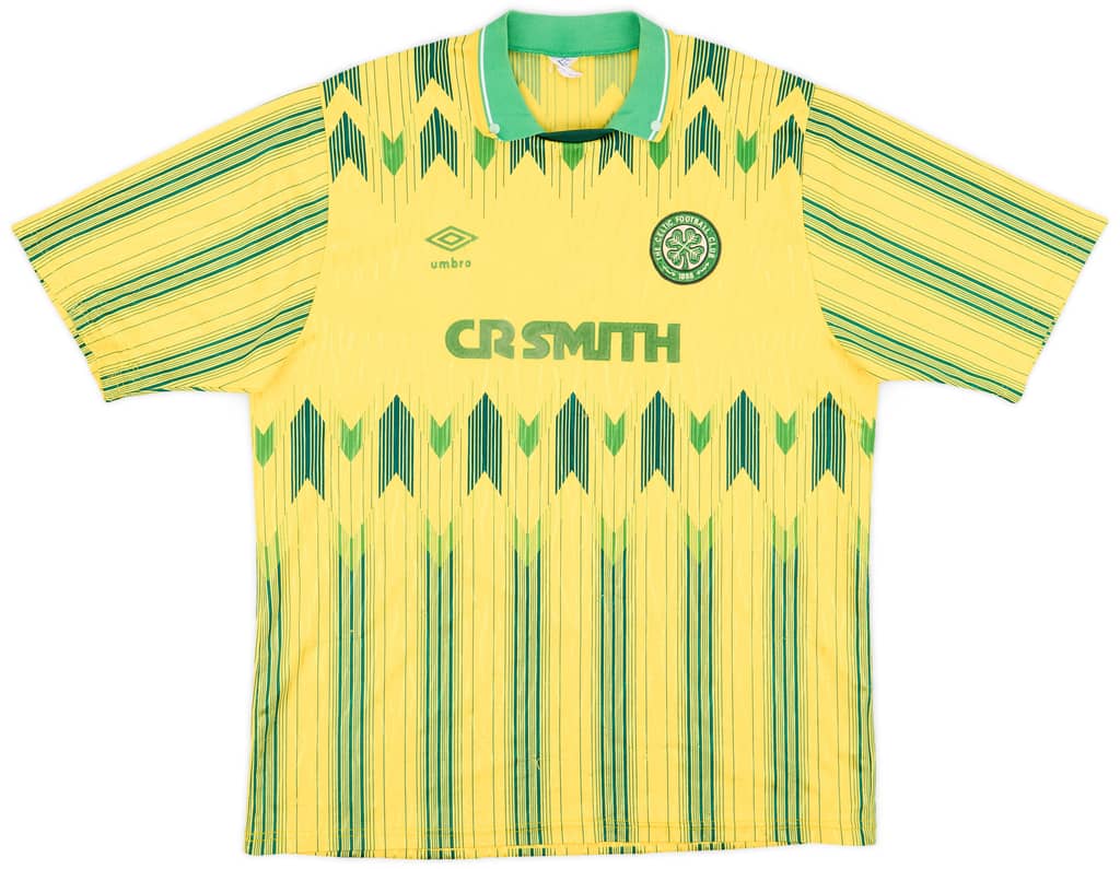 1989-91 Celtic Away Shirt - 7/10 - (L)