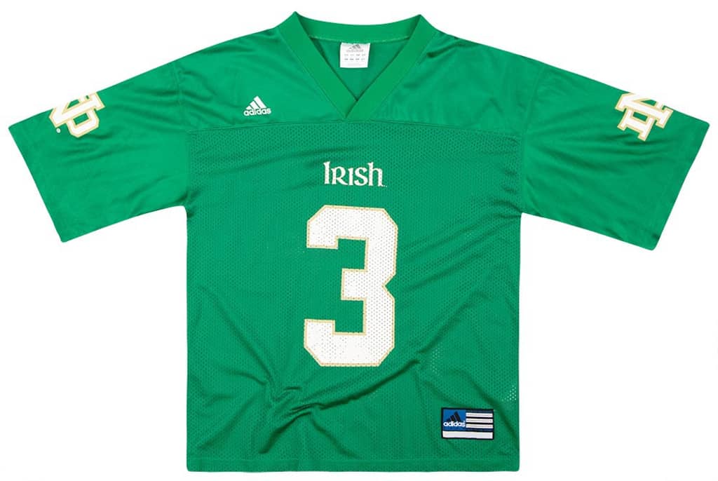 1990s Notre Dame Fighting Irish #3 adidas Jersey (Alternate) S
