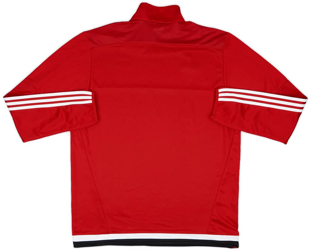 2016-17 Wales adidas 1/4 Zip Training Top - 9/10 - (L)