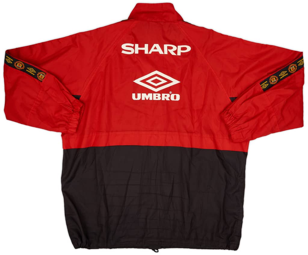 1996-97 Manchester United Umbro Rain Jacket - 8/10 - (L)