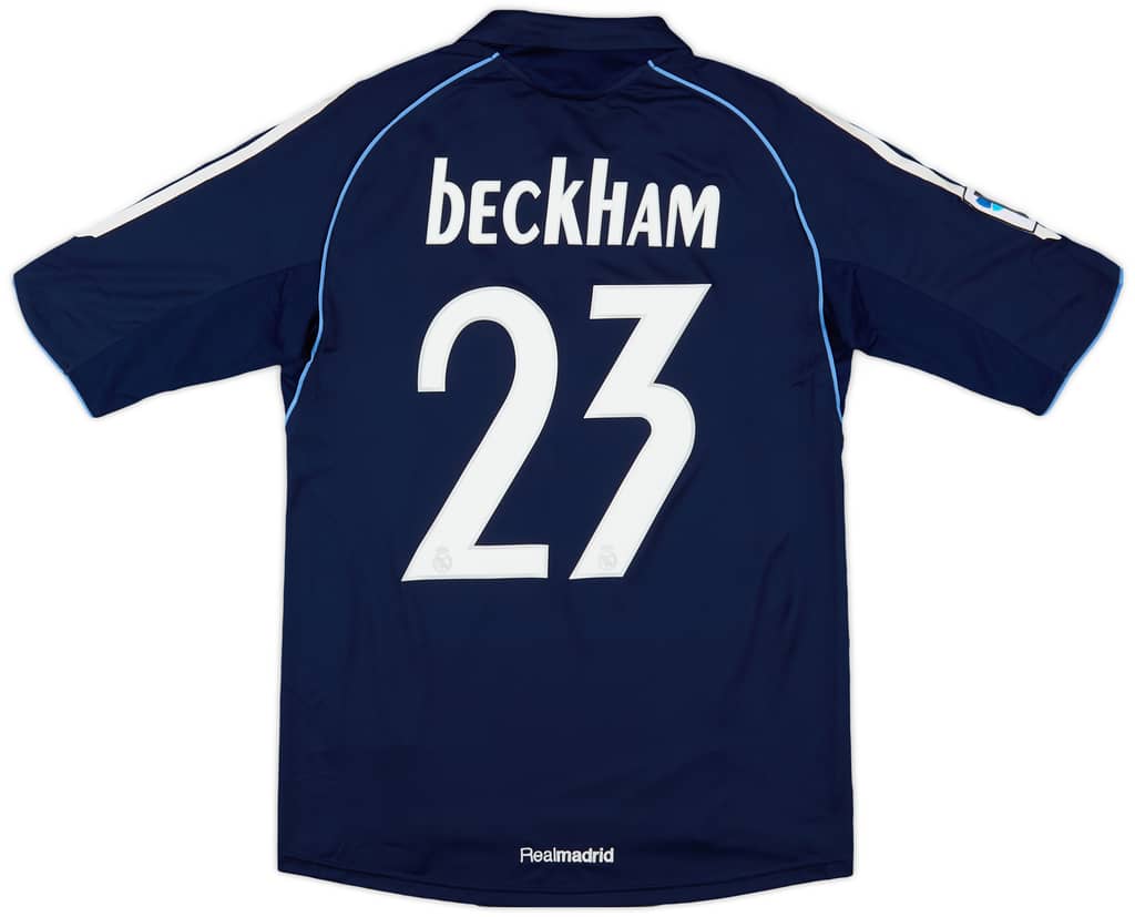 2005-06 Real Madrid Away Shirt Beckham #23 (S)