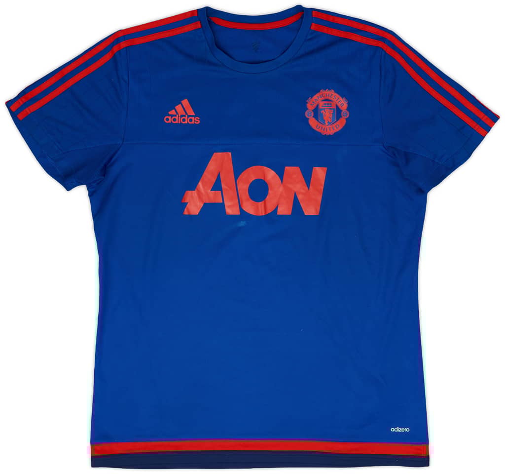2015-16 Manchester United adidas Training Shirt - 8/10 - (L)