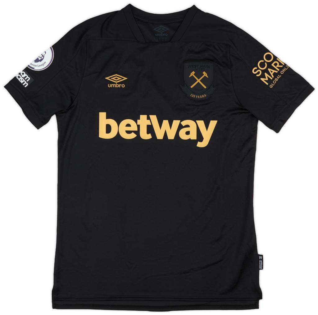 2020-21 West Ham Match Issue Third Shirt Afolayan #40