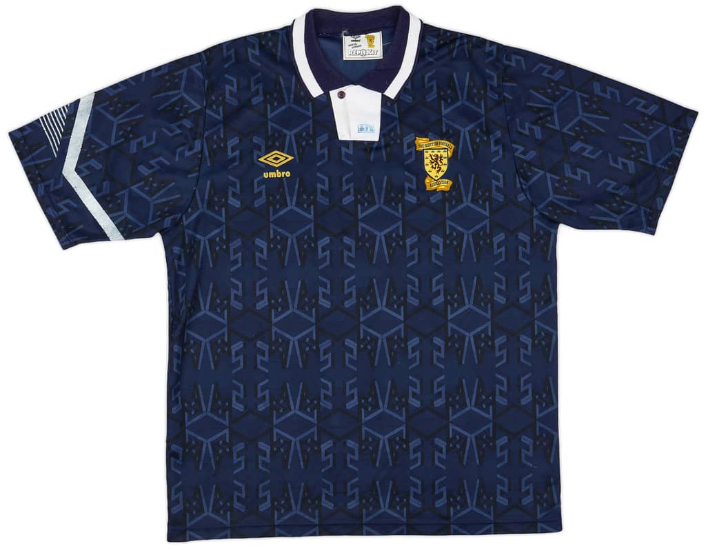 1991-94 Scotland Home Shirt - 8/10 - (XL)