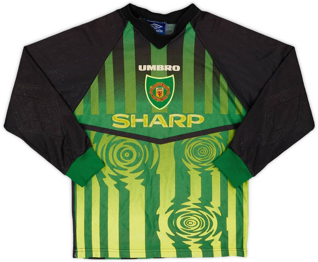 1997-98 Manchester United GK Shirt - 7/10 - (M.Boys)