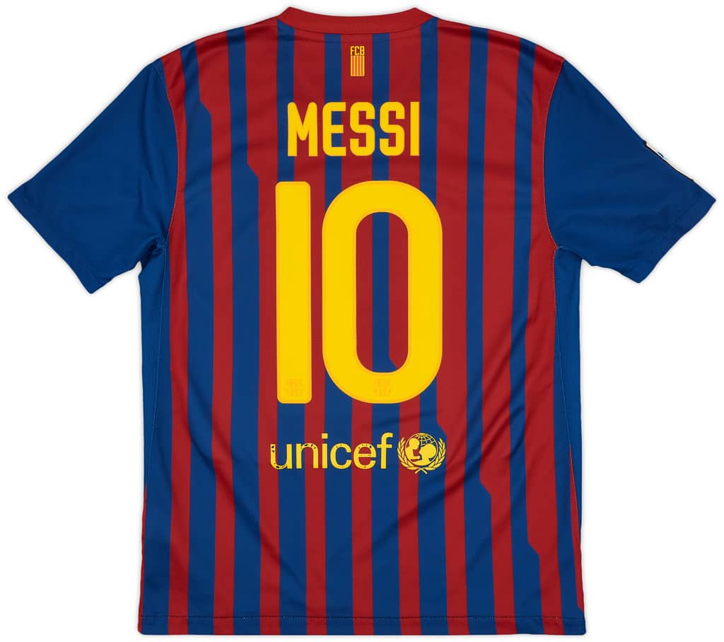 2011-12 Barcelona Home Shirt Messi #10 - 6/10 - (M)