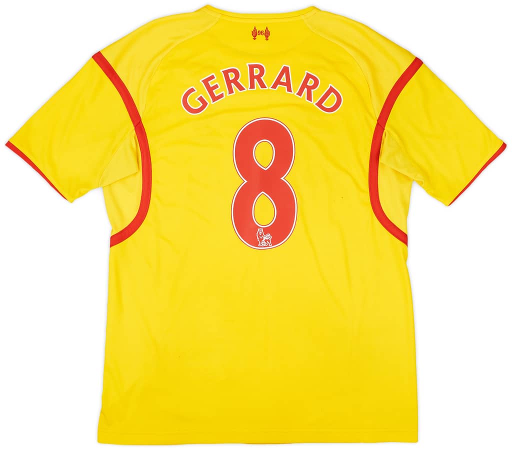 2014-15 Liverpool Away Shirt Gerrard #8 - 7/10 - (L)