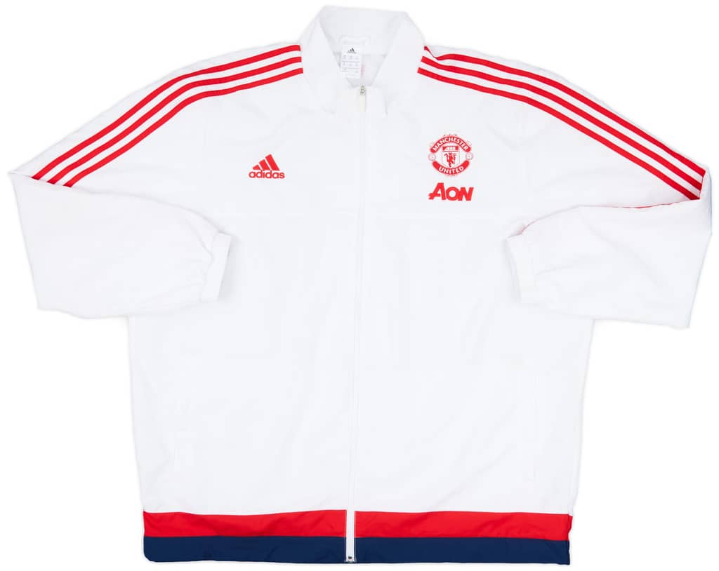 2015-16 Manchester United adidas Track Jacket - 6/10 - (4XL)