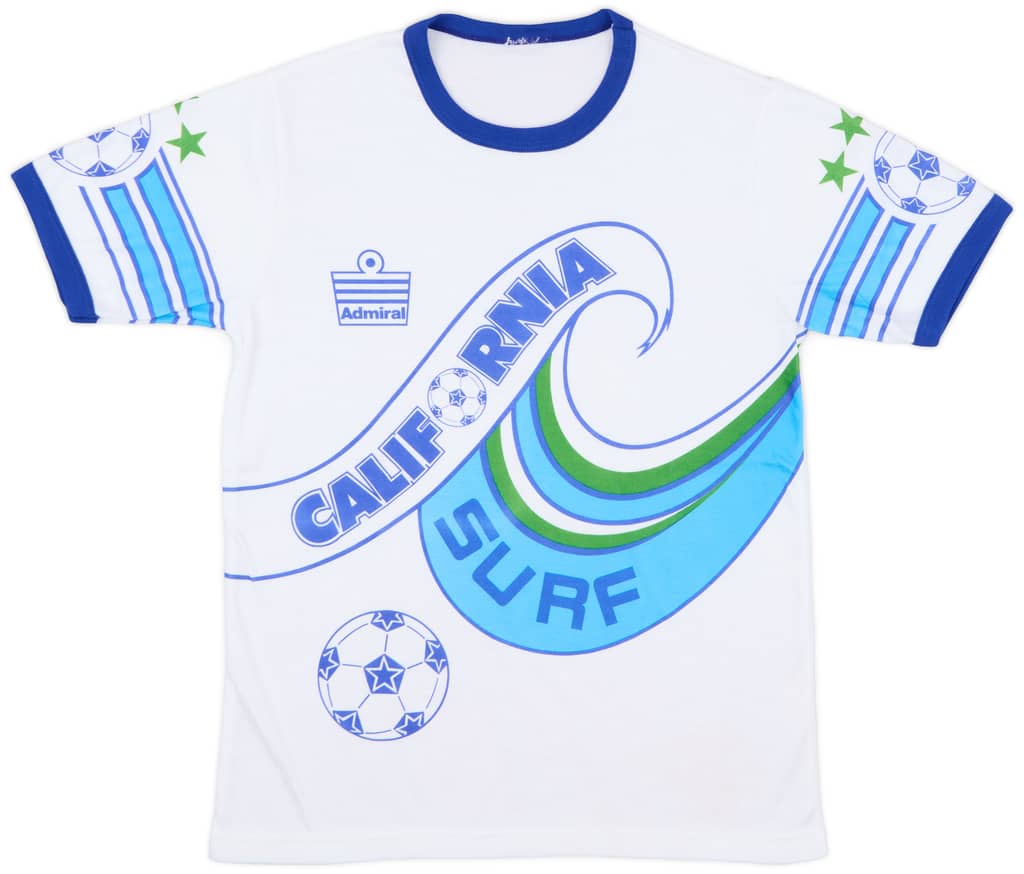 1980s California Surf Admiral Training Shirt - 9/10 - (S)