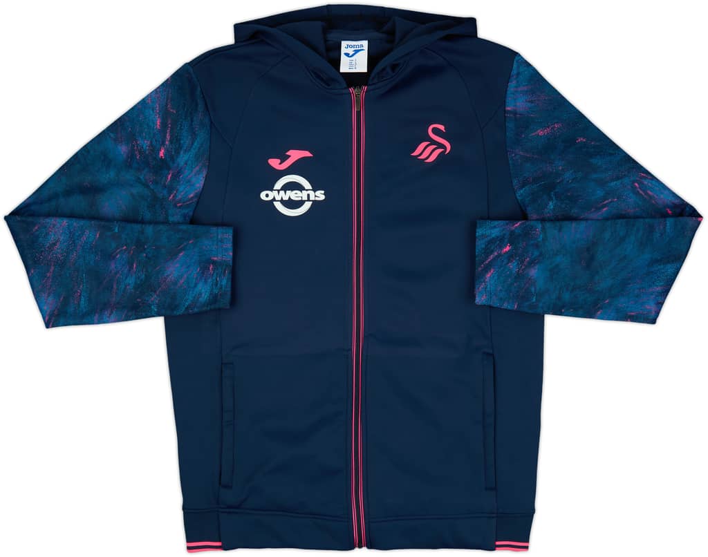 2023-24 Swansea City Joma Hooded Jacket - As New - (L)