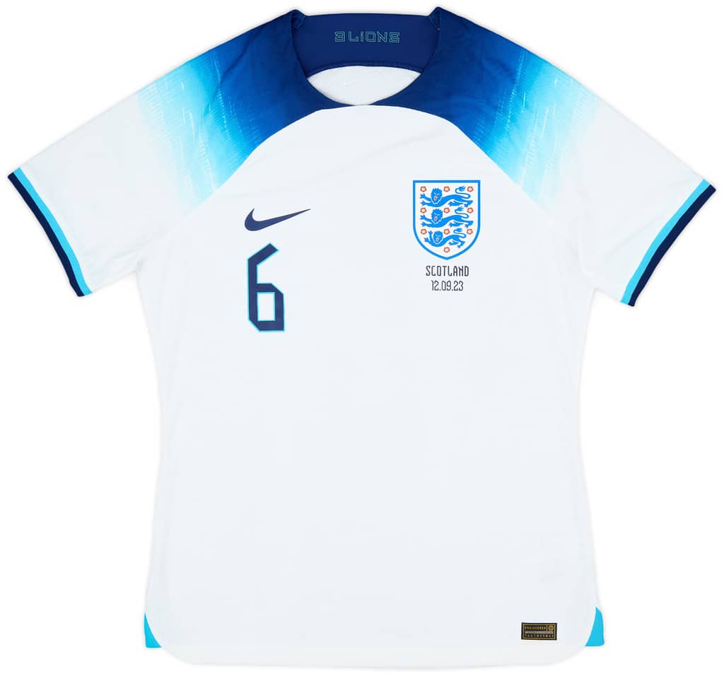 2022-23 England Player Issue Home Shirt Dunk #6
