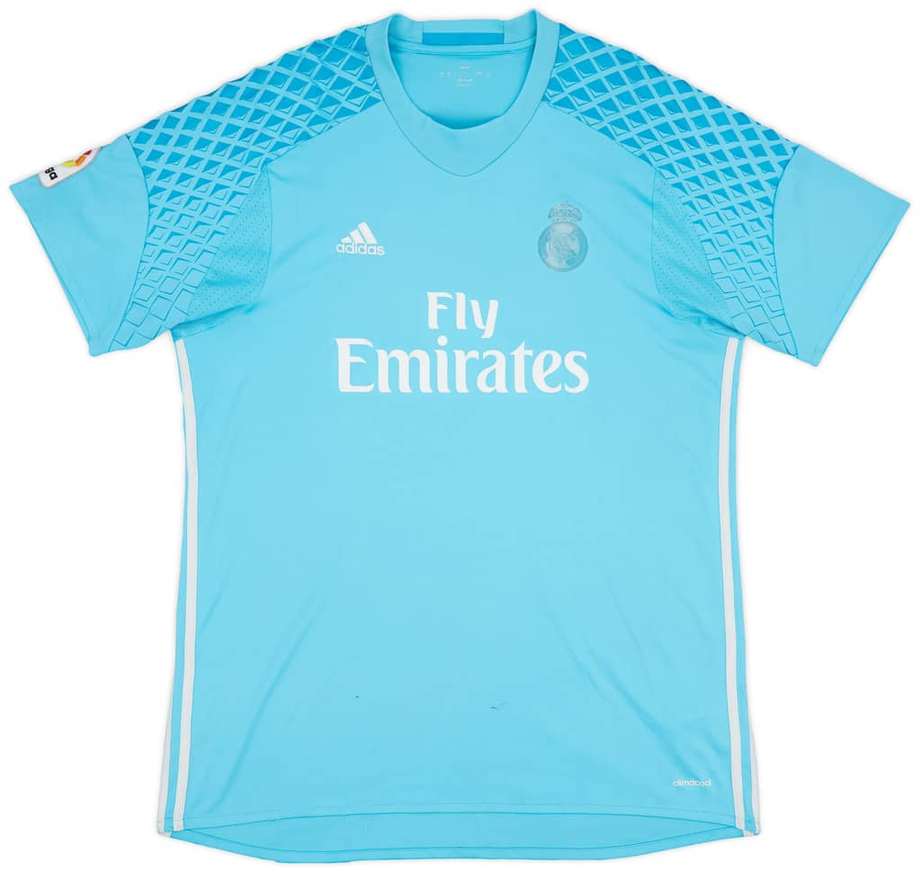 2016-17 Real Madrid GK S/S Shirt - 5/10 - (XL)