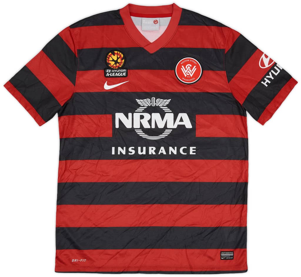 2012-14 Western Sydney Wanderers Home Shirt - 8/10 - (L)