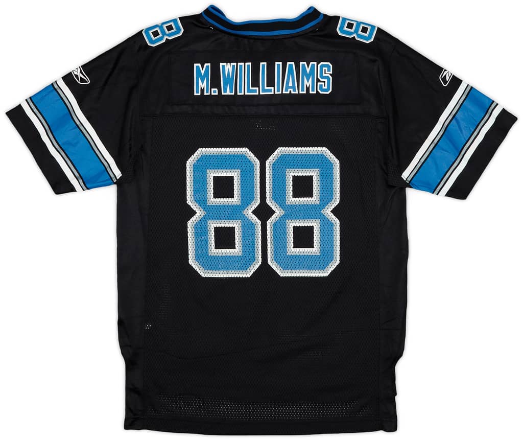 2005-06 Detroit Lions M.Williams #88 Reebok On Field Alternate Jersey - 8/10 - (L.Boys)