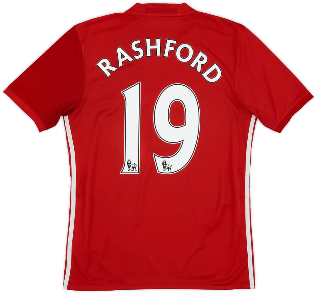 2016-17 Manchester United Home Shirt Rashford #19 - 5/10 - (S)