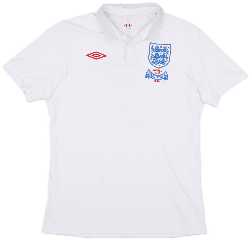2009-10 England 'South Africa' Home Shirt - 5/10 - (M)