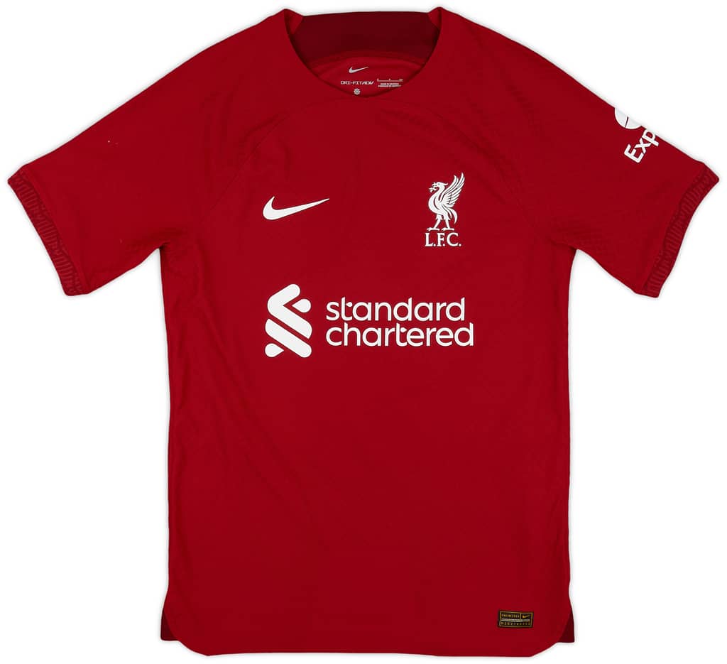 2022-23 Liverpool Authentic Home Shirt M.Salah #11 - 9/10 - (S)