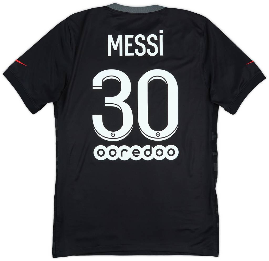 2021-22 Paris Saint-Germain Third Shirt Messi #30 - 8/10 - (S)