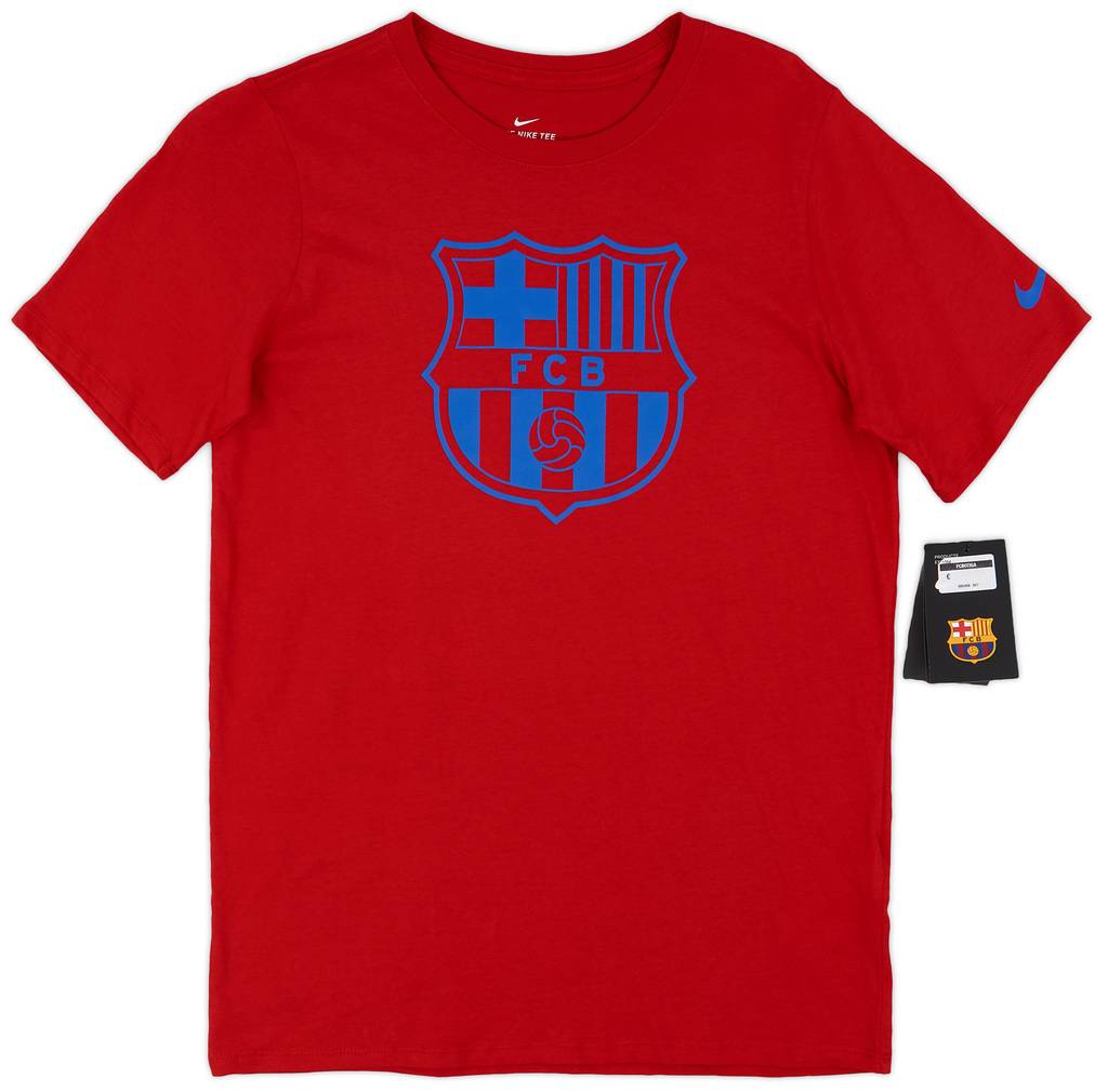 2017-18 Barcelona Nike Crest Tee (M.Kids)