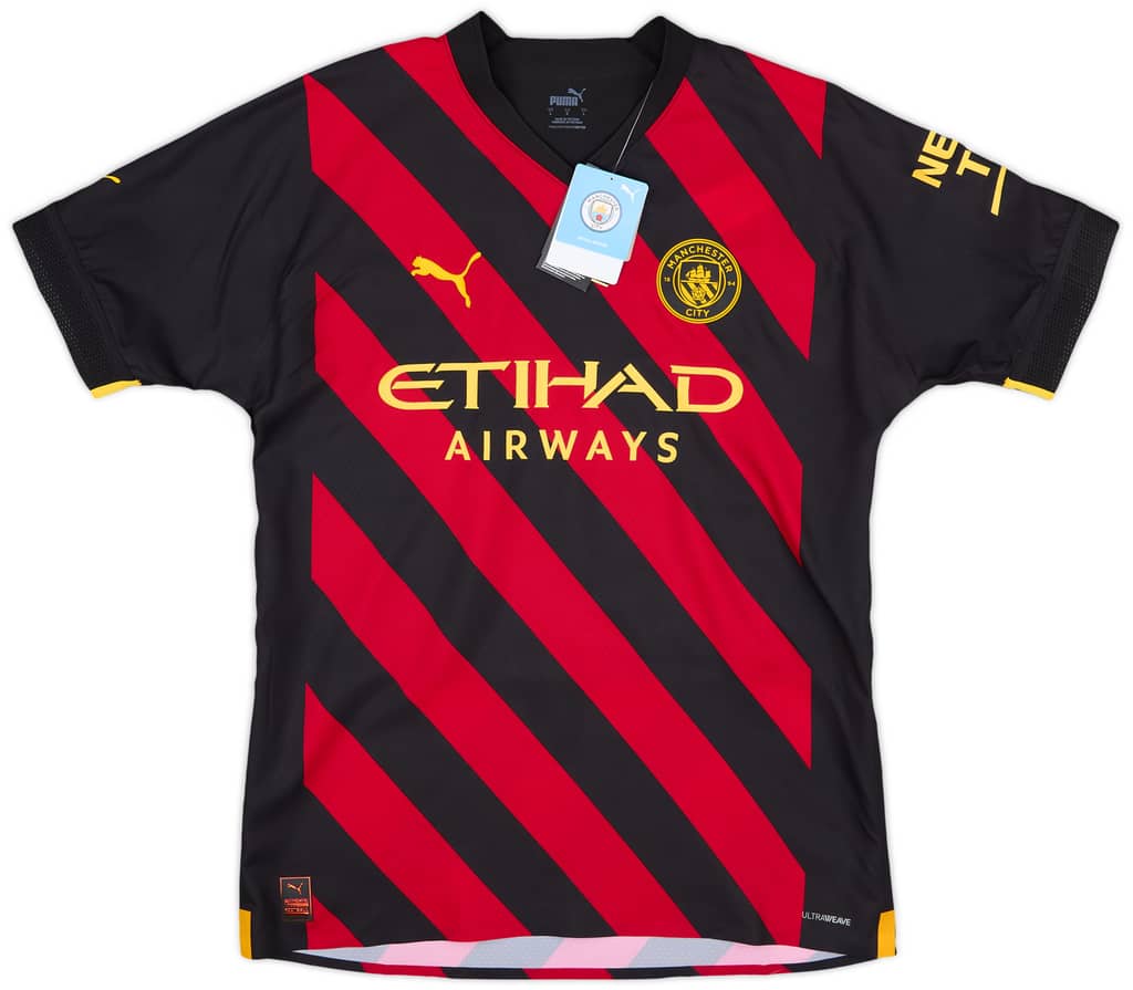2022-23 Manchester City Player Issue Away Shirt De Bruyne #17