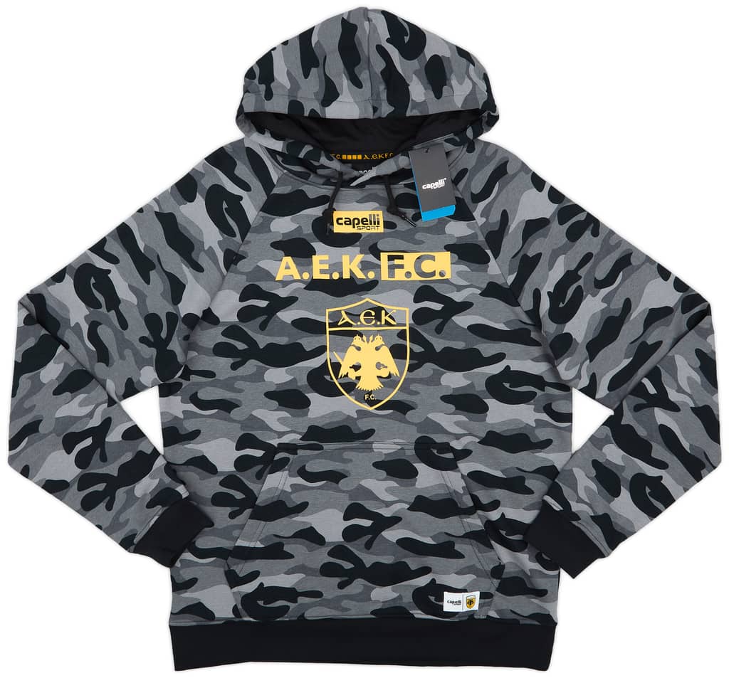 2019-20 AEK Athens Capelli Camo Hooded Top