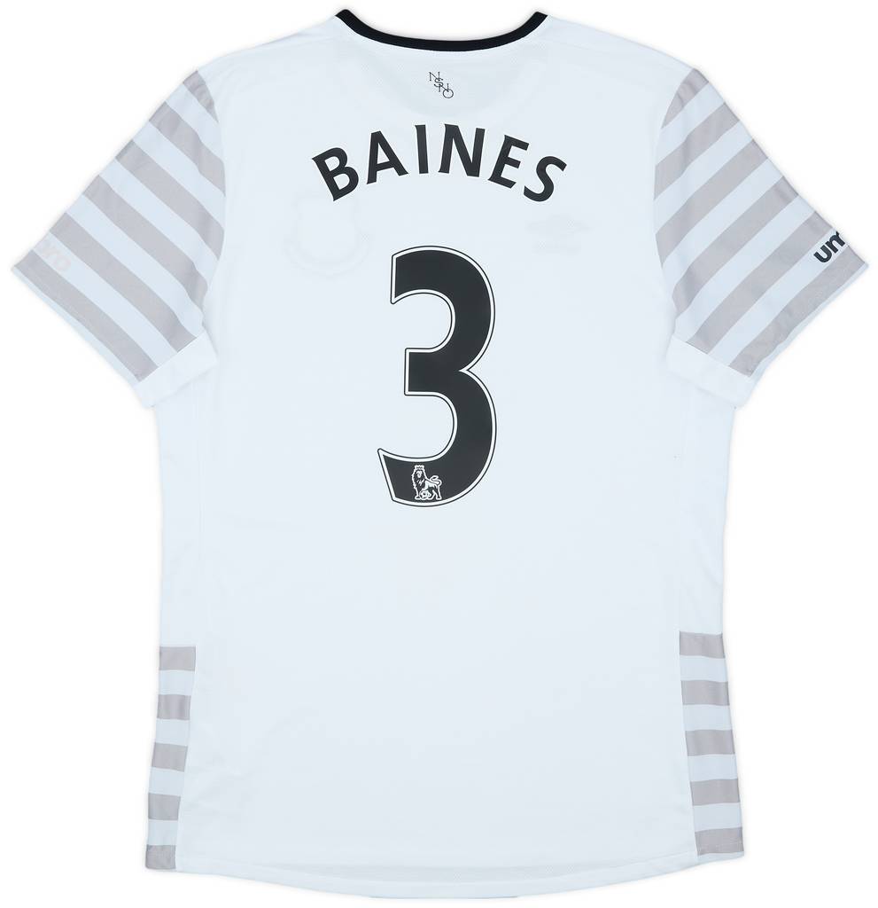2015-16 Everton Away Shirt Baines #3 - 7/10 - (L)