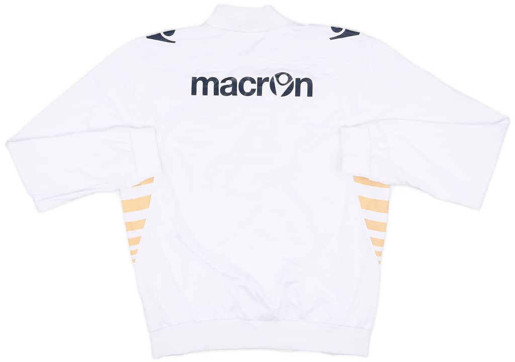 2013-14 Leeds United Macron 1/4 Zip Drill Top - 8/10 - (S)