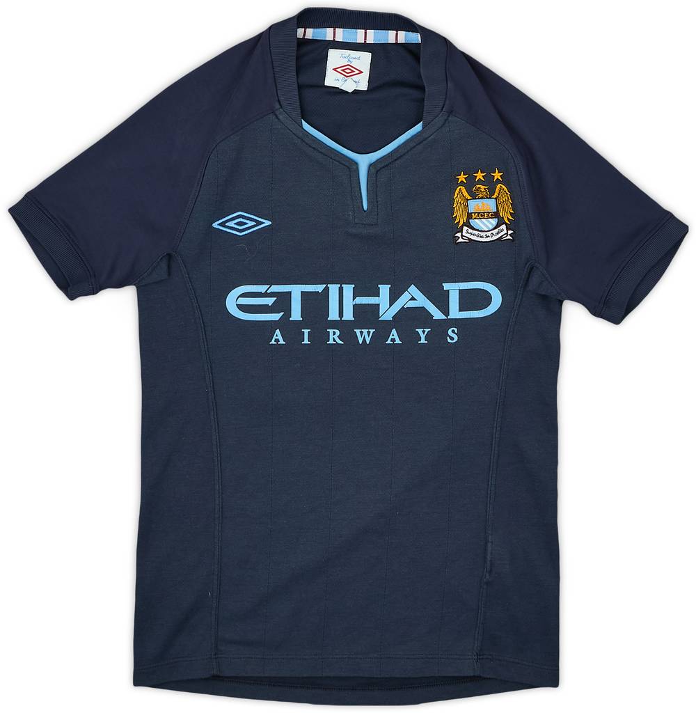 2010-12 Manchester City Away Shirt Tevez #32 - 6/10 - (M.Boys)