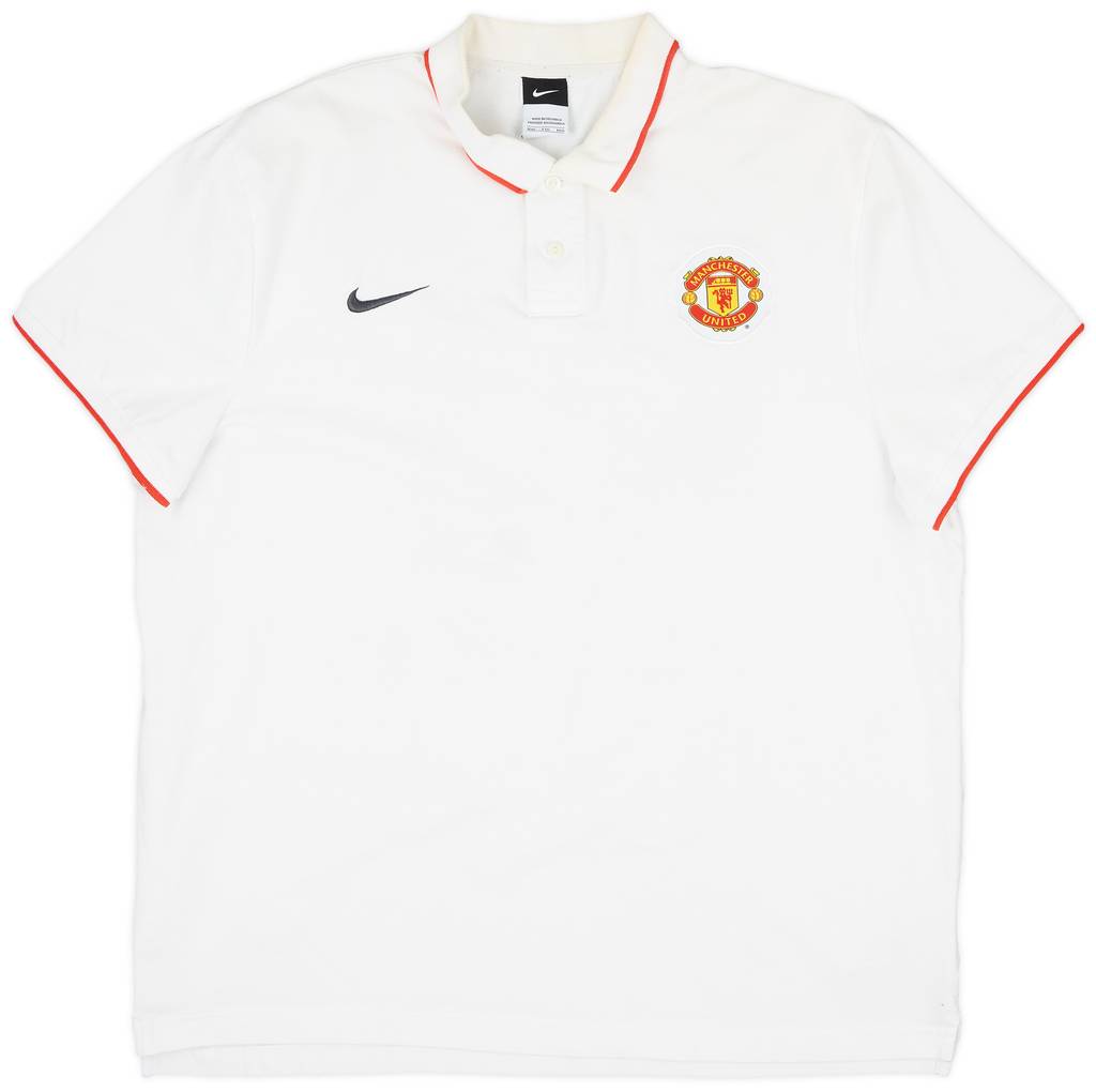 2010-11 Manchester United Nike Polo Shirt - 8/10 - (XXL)