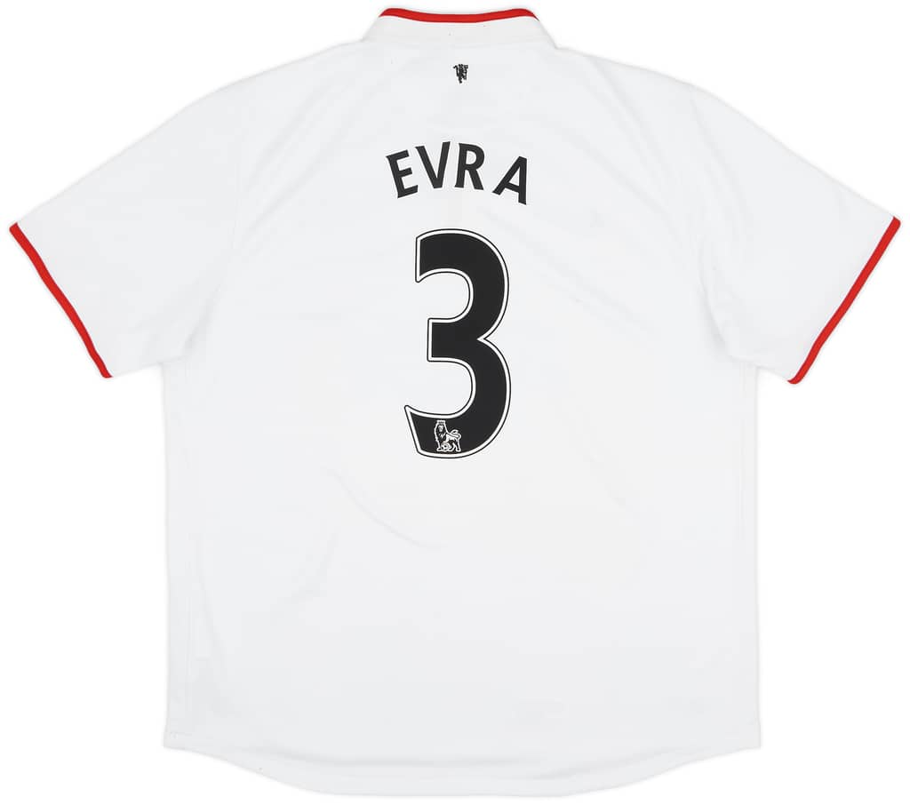 2012-14 Manchester United Away Shirt Evra #3 - 6/10 - (XL)