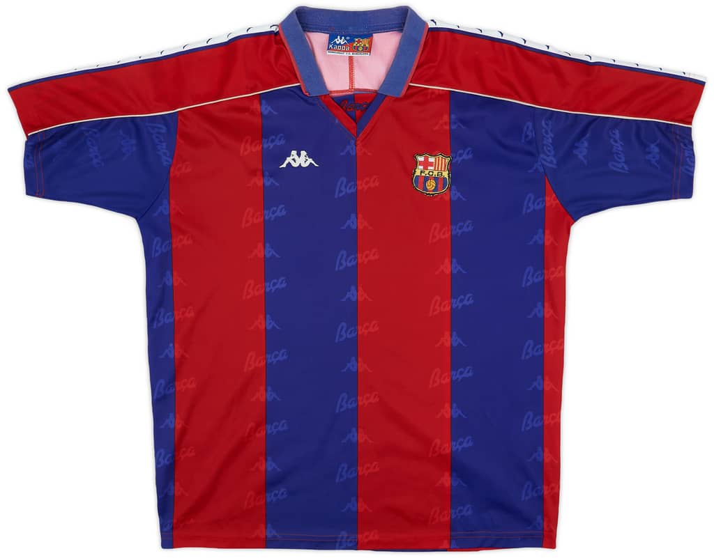 1992-95 Barcelona Home Shirt - 8/10 - (XL)