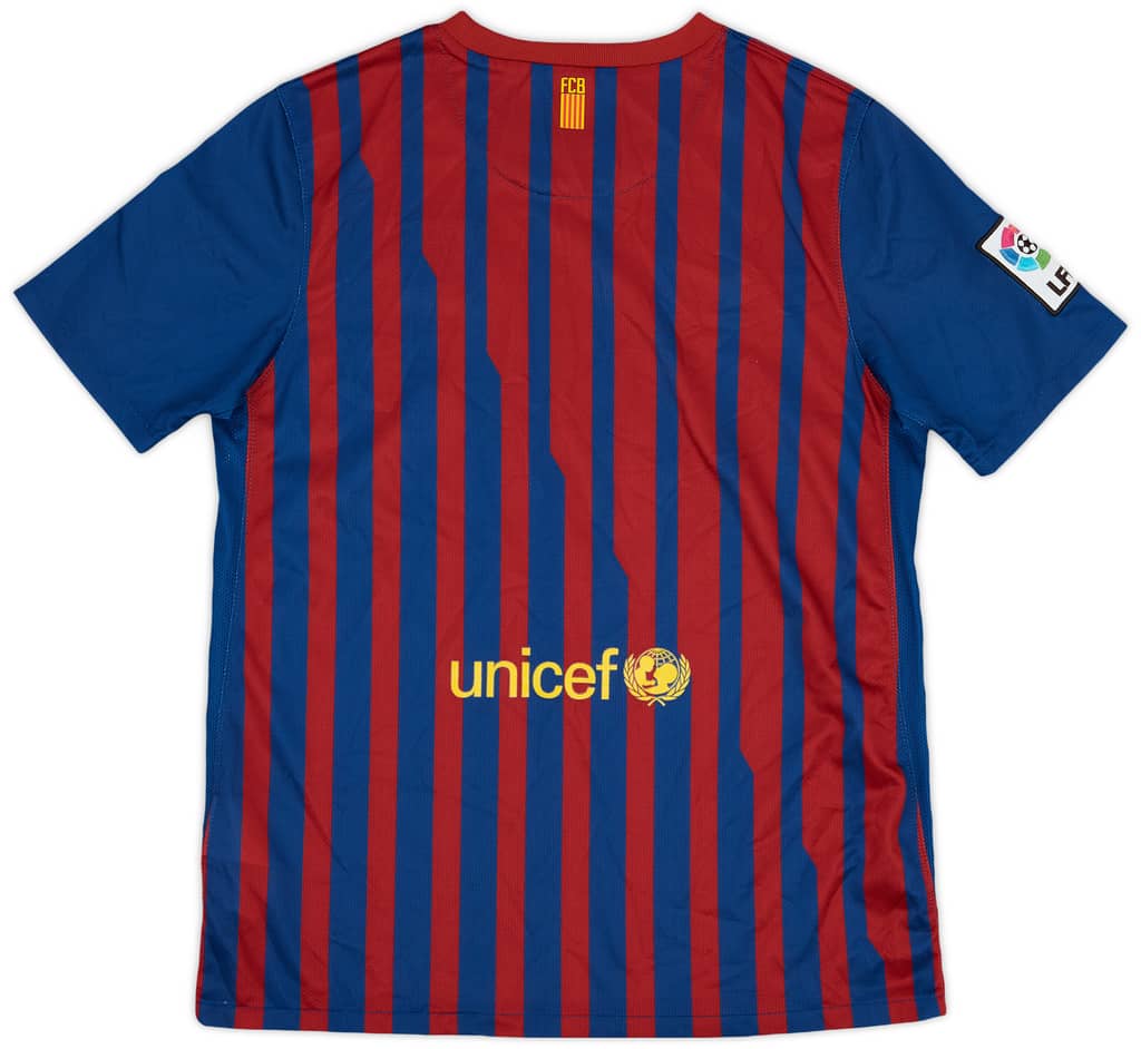 2011-12 Barcelona Home Shirt - 9/10 - (XL.Boys)