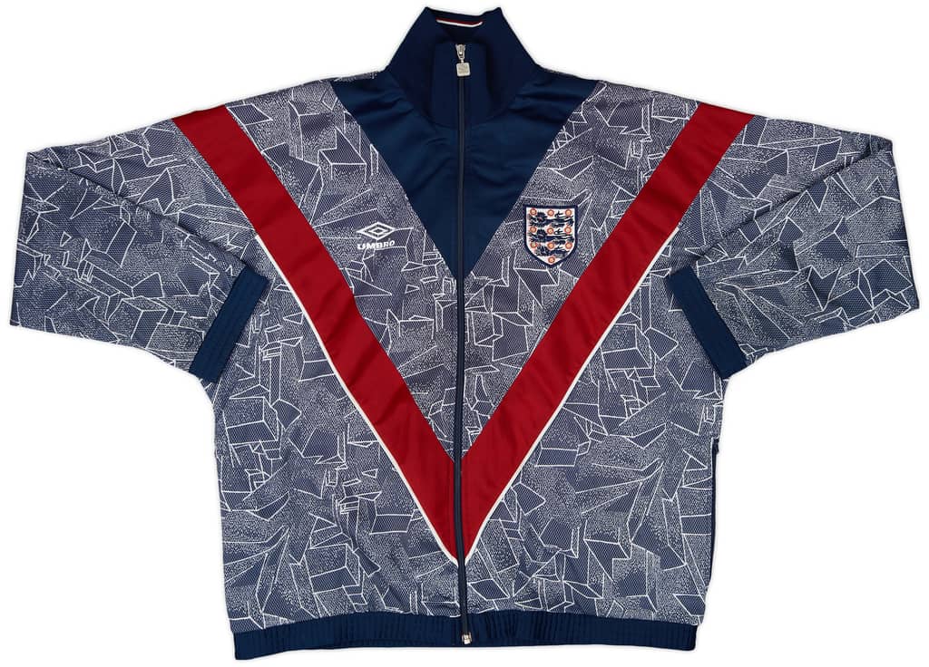 1993-95 England Umbro Track Jacket - 8/10 - (L)