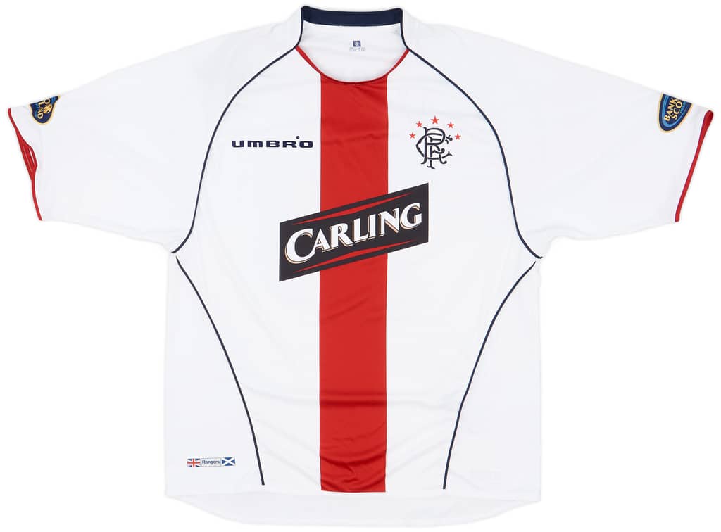 2005-06 Rangers Match Issue Away Shirt Thompson #19