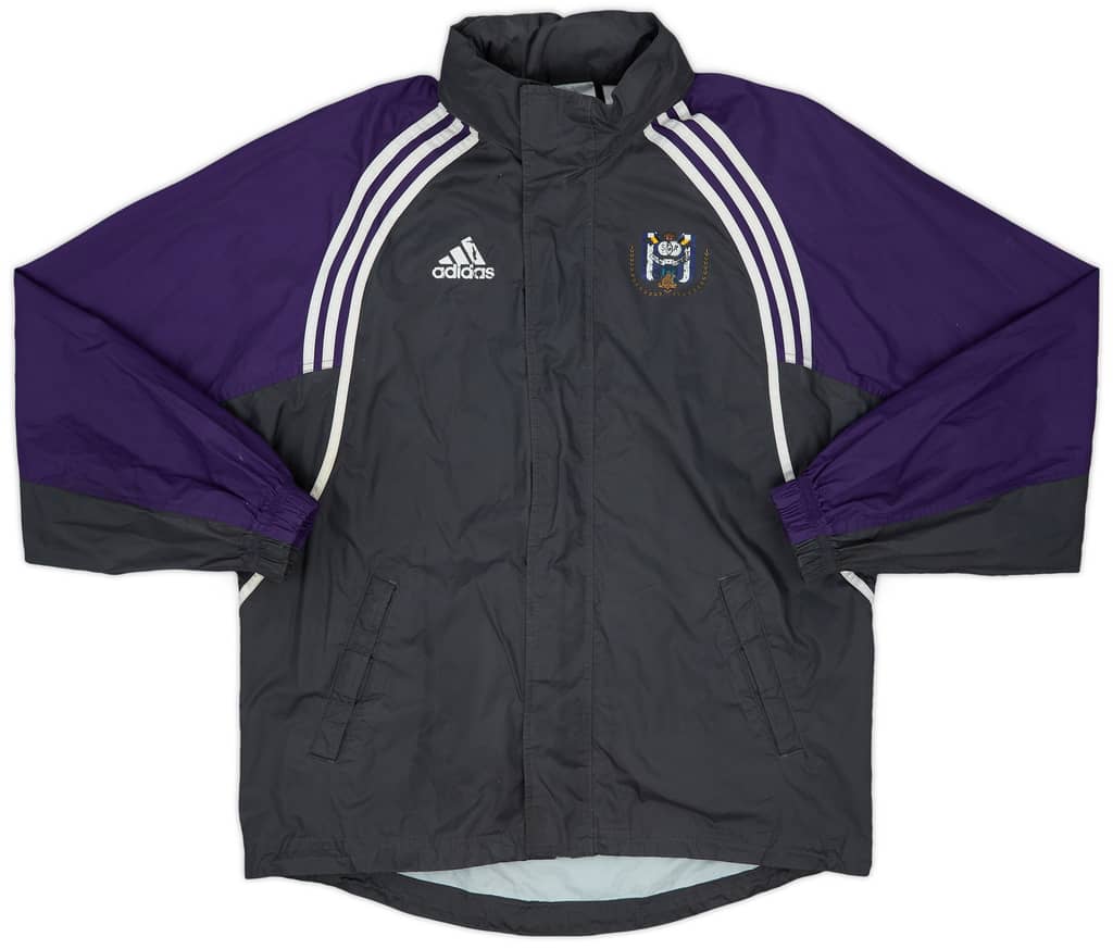 2000-01 Anderlecht adidas Hooded Rain Jacket - 4/10 - (M)