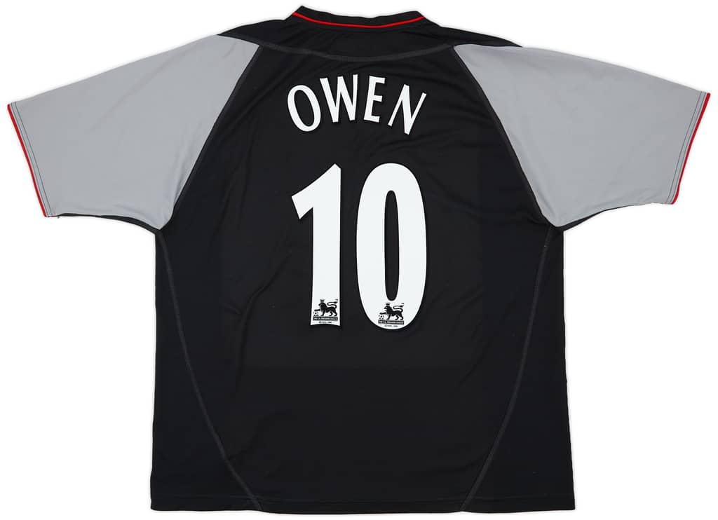 2002-04 Liverpool Away Shirt Owen #10 - 8/10 - (XL)