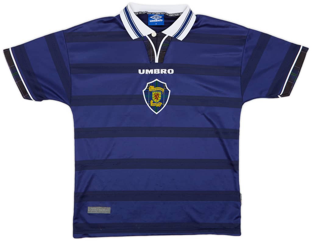 1998-00 Scotland Home Shirt - 8/10 - (M)
