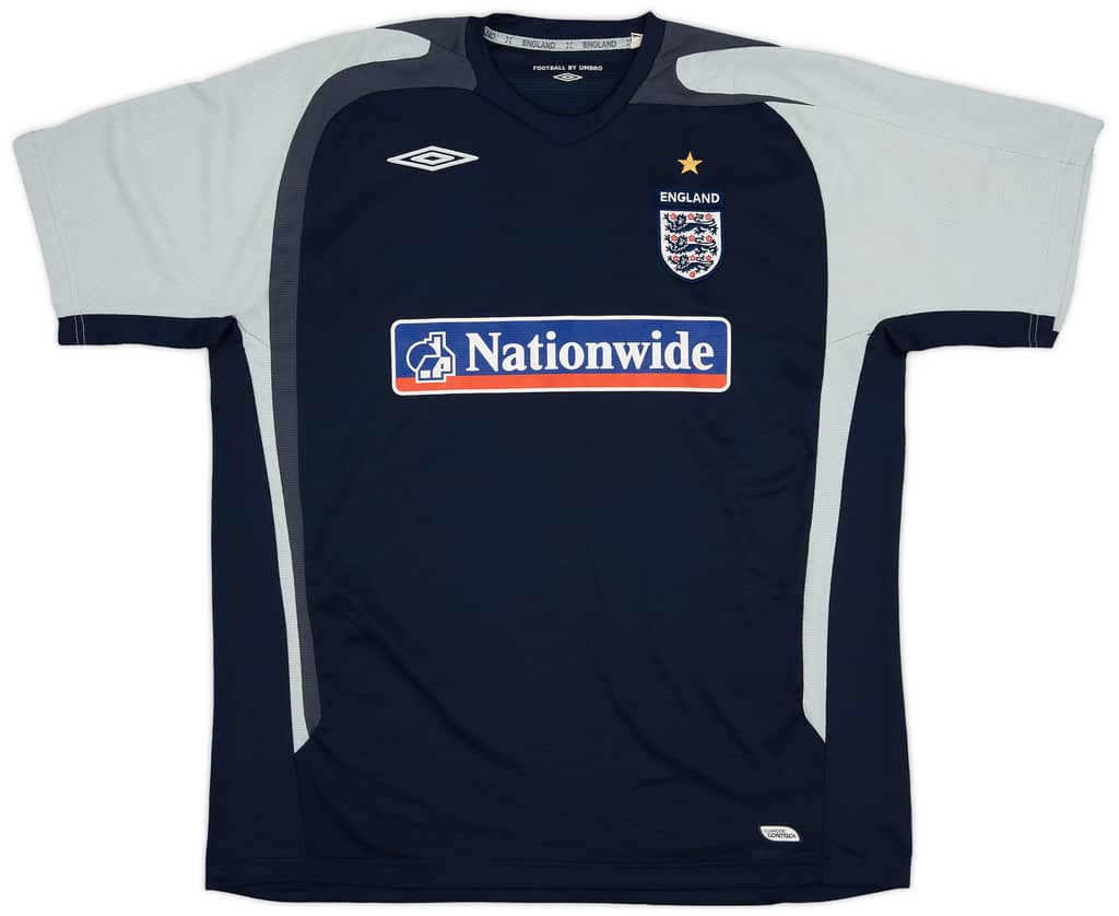 2005-06 England Umbro Training Shirt - 6/10 - (XL)