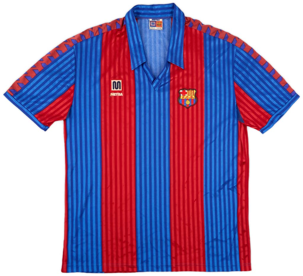 1989-92 Barcelona Home Shirt - 8/10 - (XXL)