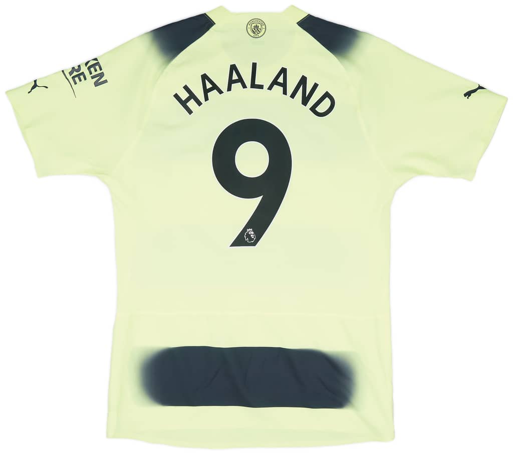 2022-23 Manchester City Player Issue Third Shirt Haaland #9