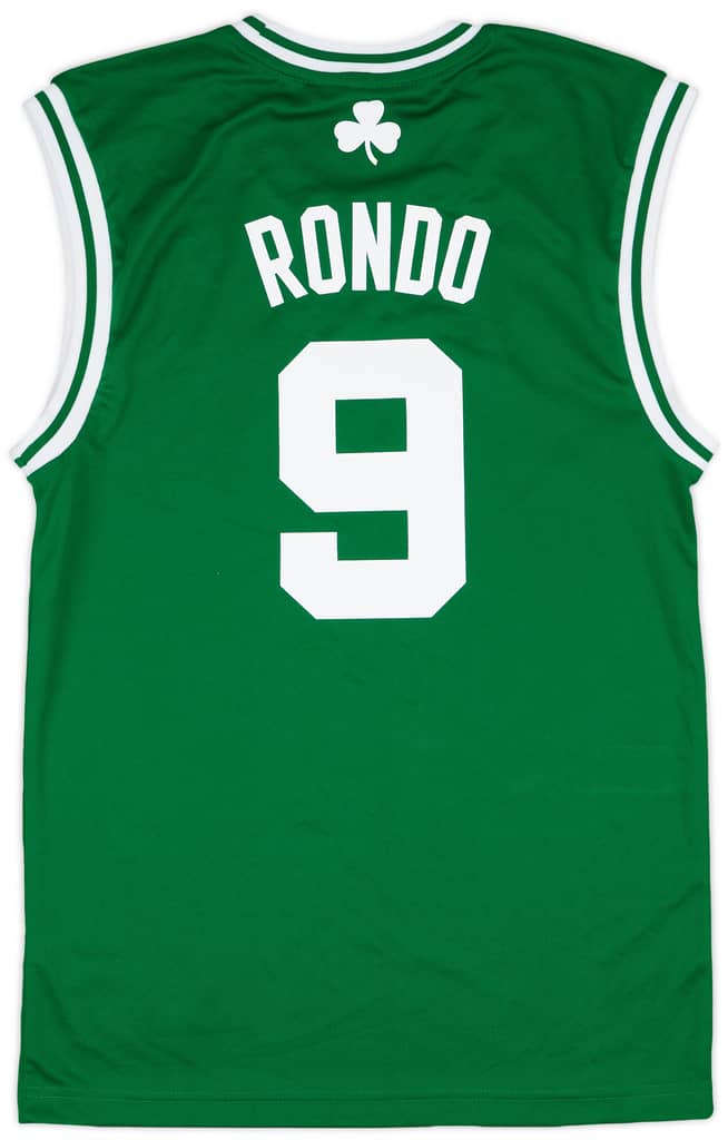 2010-14 Boston Celtics Rondo #9 adidas Away Jersey - 8/10 - (S)