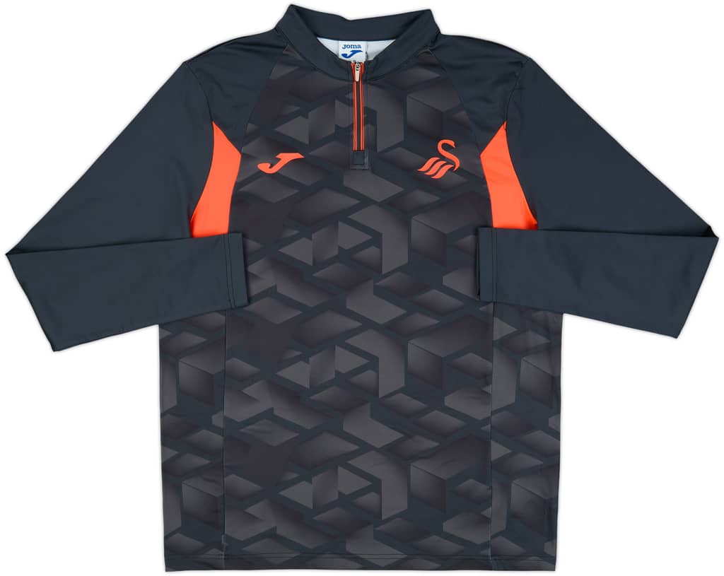 2023-24 Swansea City Joma 1/4 Zip Training Top - As New