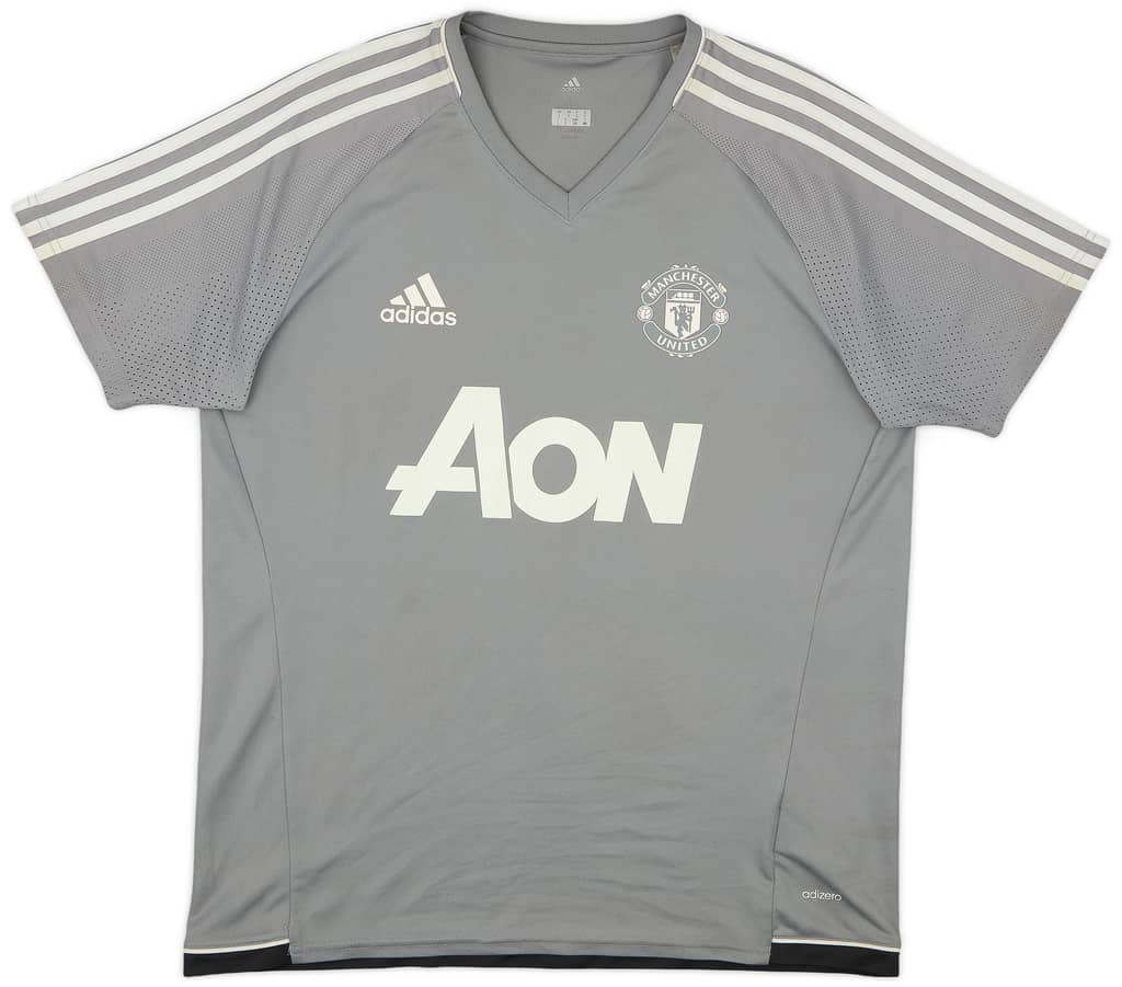 2017-18 Manchester United adizero Training Shirt - 7/10 - (L)