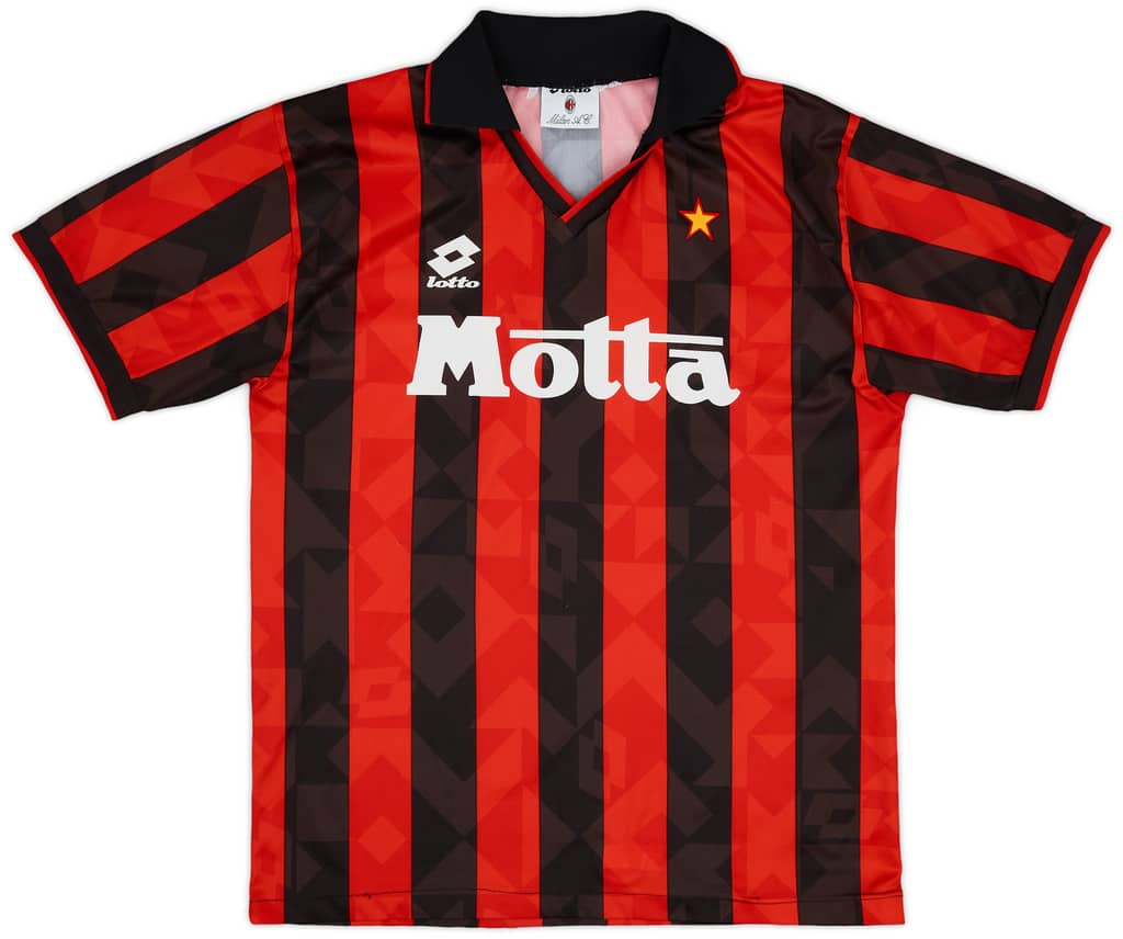 1993-94 AC Milan Home Shirt - 8/10 - (L)