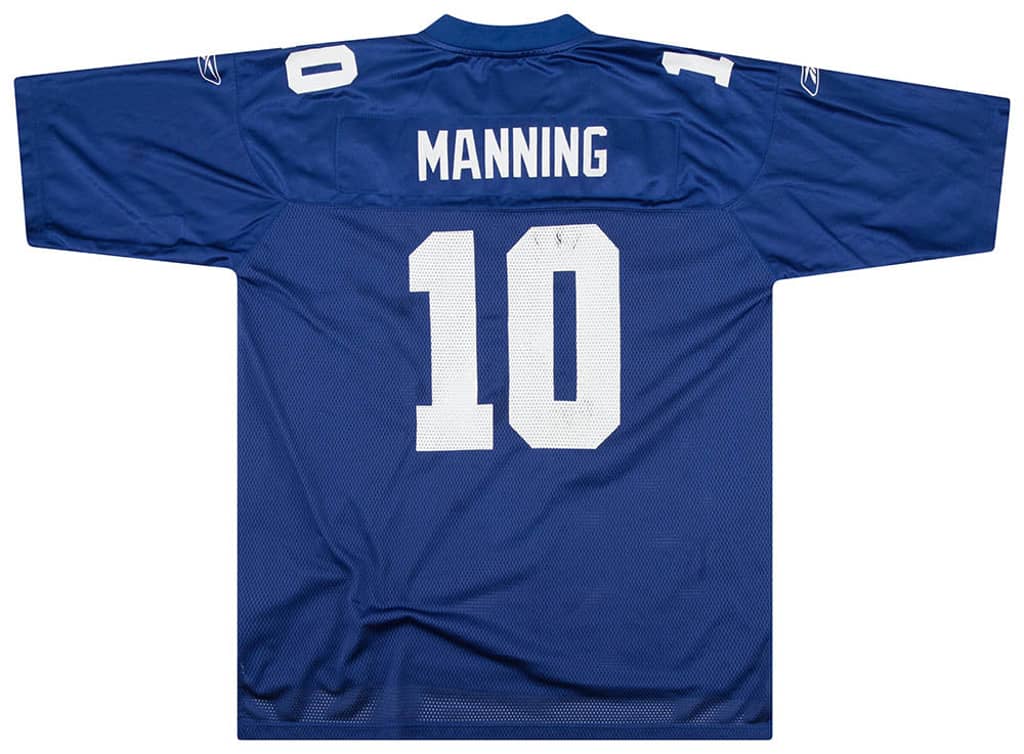 2004 New York Giants Manning #10 Reebok On Field Jersey (Home) XL