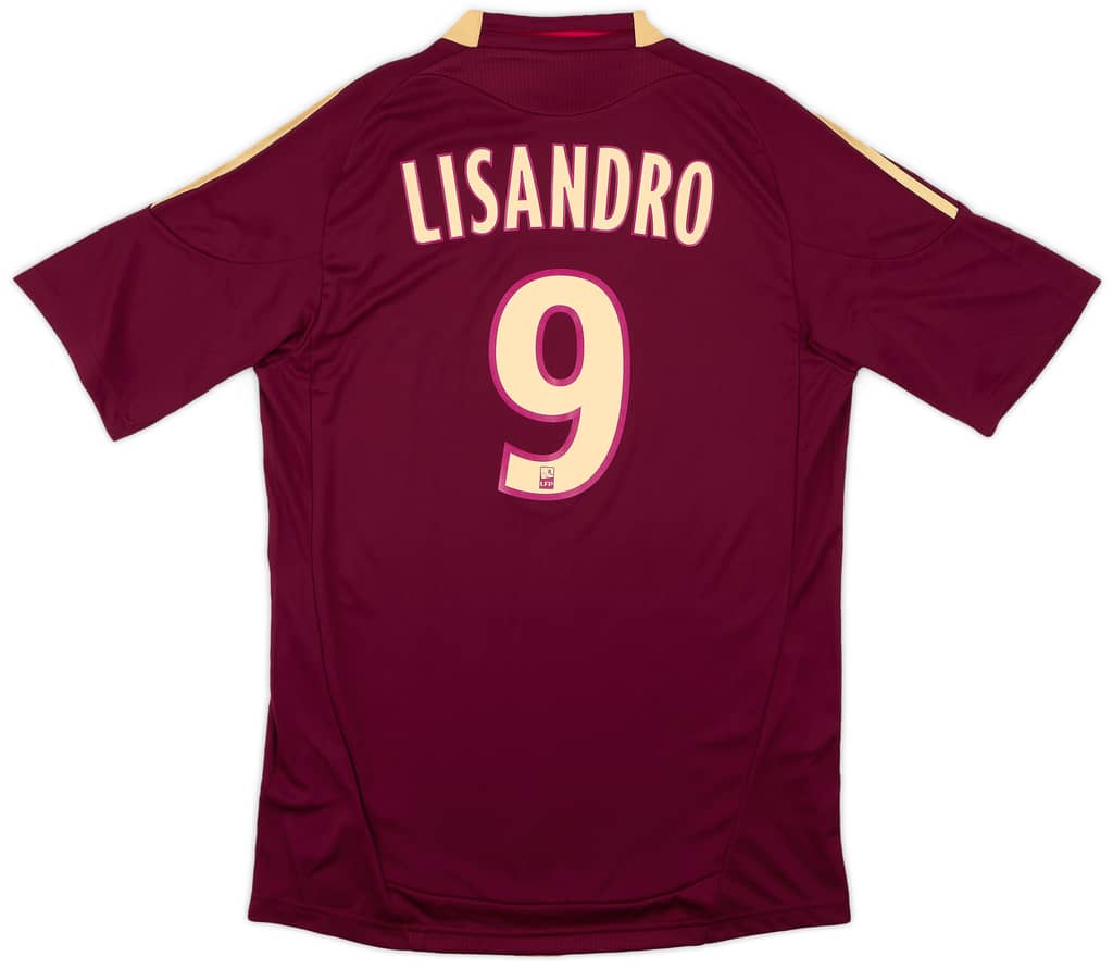 2010-11 Lyon Away Shirt Lisandro #9 (M)