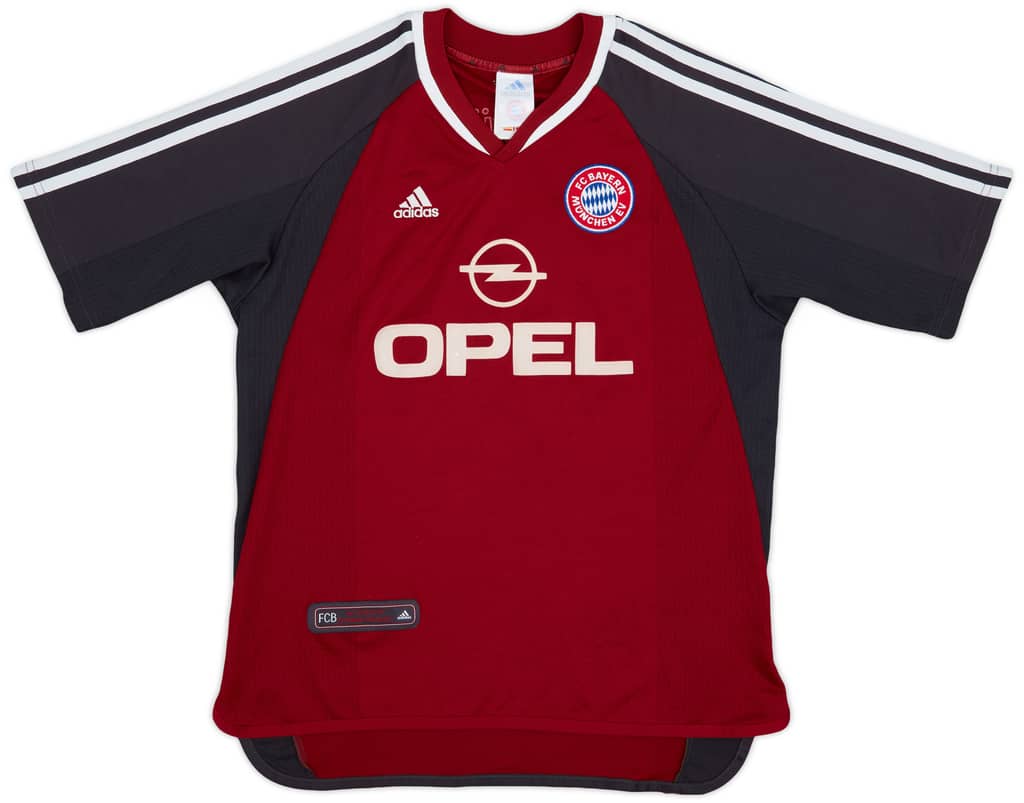 2001-02 Bayern Munich Home Shirt Elber #9 - 8/10 - (Y)